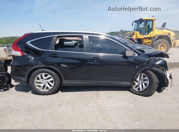 5J6RM4H7XGL104972 2016 HONDA CR-V Black უკანა სალონის ხედი