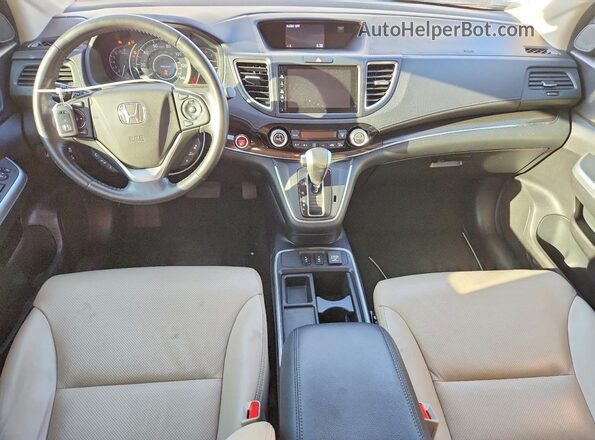 5J6RM4H93GL048312 2016 HONDA CR-V White Dashboard view