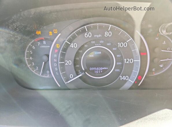 5J6RM4H93GL048312 2016 HONDA CR-V White Instrument cluster view