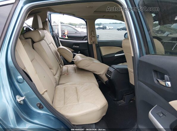 5J6RM4H94GL014461 2016 HONDA CR-V Light Blue Vista de la etiqueta del VIN