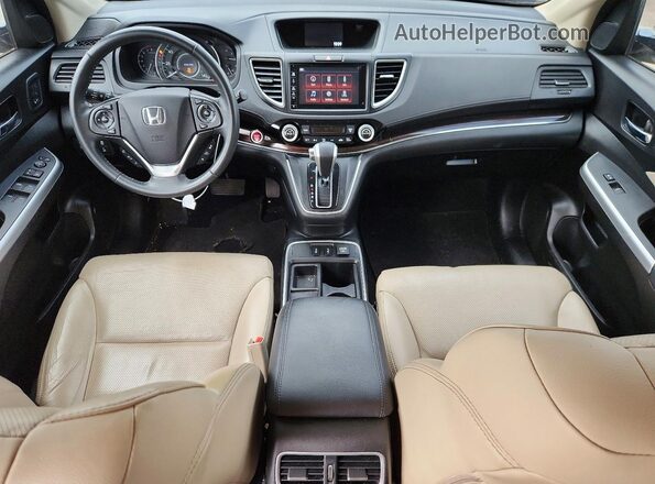 5J6RM4H95GL013867 2016 HONDA CR-V White წინა პანელის ხედი