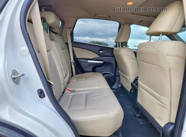 5J6RM4H95GL013867 2016 HONDA CR-V White უკანა სავარძლების ხედი