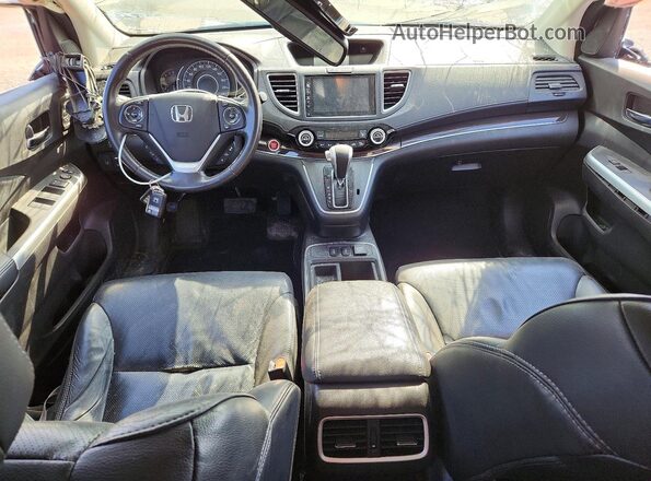 5J6RM4H95GL809437 2016 HONDA CR-V Серый Вид панели приборов