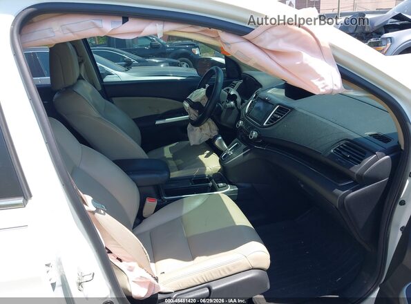 5J6RM4H96GL020570 2016 HONDA CR-V White Widok wnętrza z przodu