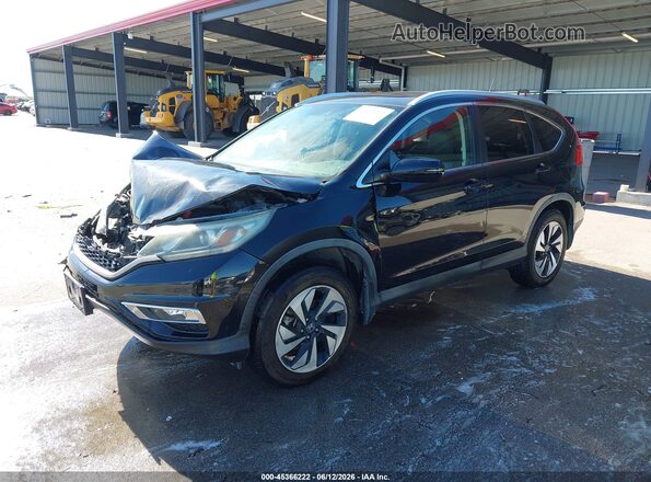 5J6RM4H96GL129000 2016 HONDA CR-V Black Przód lewy