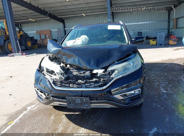 5J6RM4H96GL129000 2016 HONDA CR-V Black Widok zestawu wskaźników