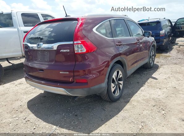 5J6RM4H97GL027138 2016 HONDA CR-V Burgundy Задня права чверть