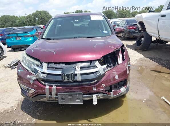 5J6RM4H97GL027138 2016 HONDA CR-V Burgundy Вид задньої частини салону