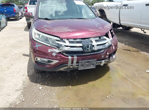 5J6RM4H97GL027138 2016 HONDA CR-V Burgundy Вид спереду