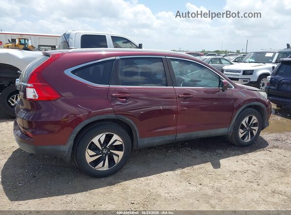 5J6RM4H97GL027138 2016 HONDA CR-V Burgundy Панорамний вид салону 360°