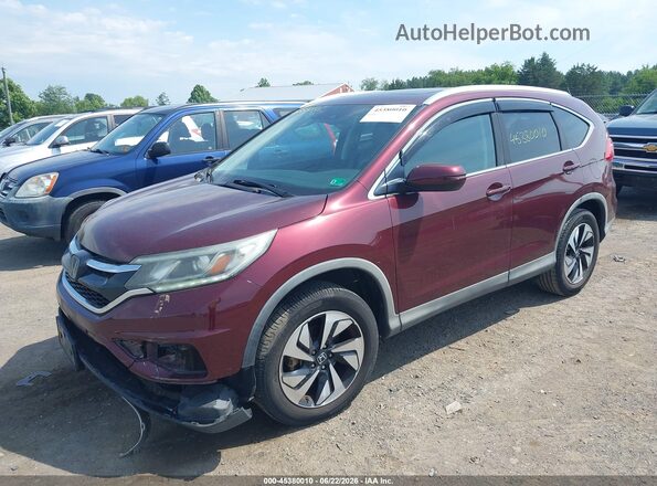 5J6RM4H97GL071110 2016 HONDA CR-V Red Առջևի ձախ երեք քառորդ տեսարան
