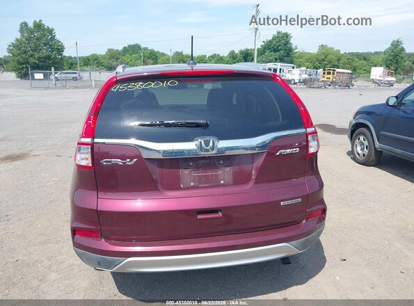 5J6RM4H97GL071110 2016 HONDA CR-V Red 