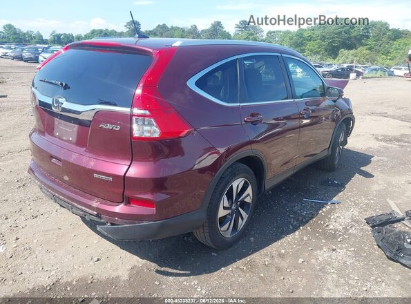 5J6RM4H98GL063355 2016 HONDA CR-V Burgundy 