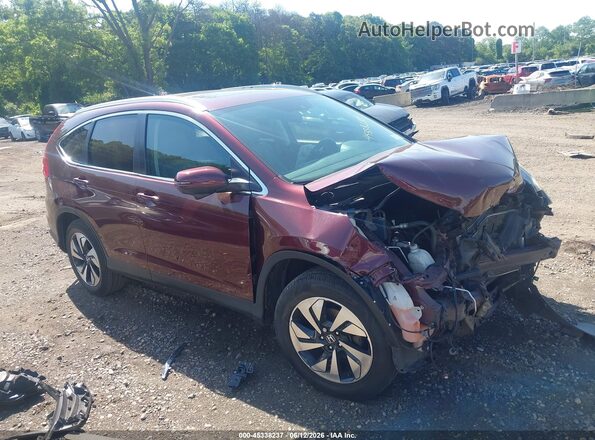 5J6RM4H98GL063355 2016 HONDA CR-V Burgundy 