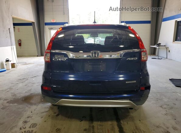5J6RM4H99GL027030 2016 HONDA CR-V Blue Rear view