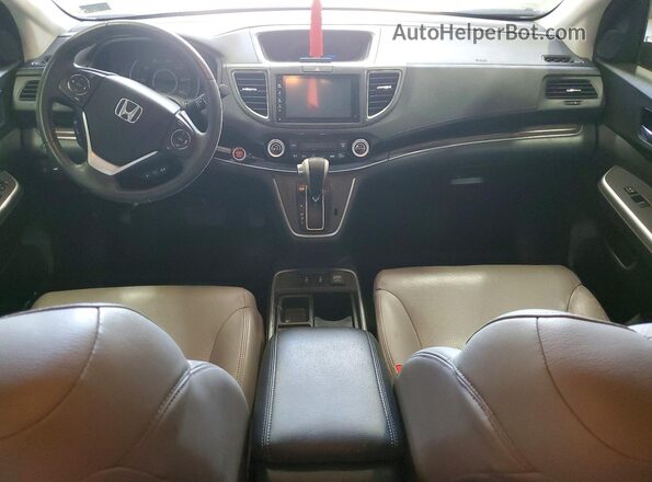 5J6RM4H99GL027030 2016 HONDA CR-V Blue Dashboard view