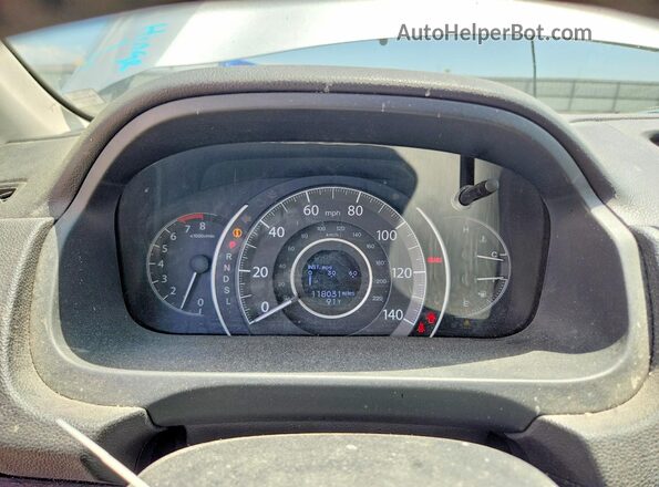 5J6RM4H99GL042806 2016 HONDA CR-V Silver Instrument cluster view