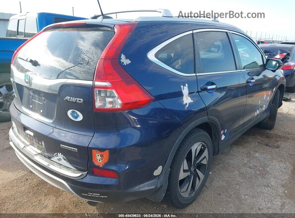 5J6RM4H99GL104267 2016 HONDA CR-V Blue Rear right