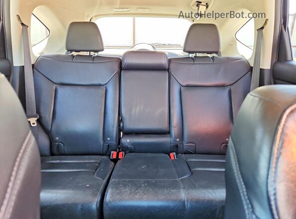 5J6RM4H9XGL040241 2016 HONDA CR-V Black უკანა სავარძლების ხედი