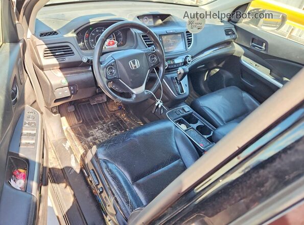 5J6RM4H9XGL040241 2016 HONDA CR-V Black წინა პანელის ხედი