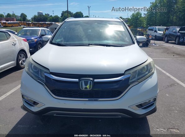 5J6RM4H9XGL058075 2016 HONDA CR-V White ხელსაწყოთა პანელის ხედი