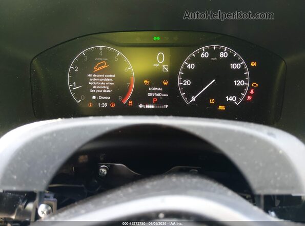 5J6RS3H24PL002362 2023 HONDA CR-V Gray უკანა სავარძლების ხედი