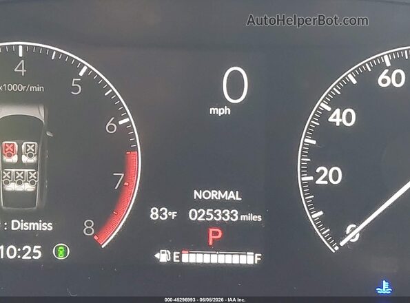 5J6RS3H25SL013945 2025 HONDA CR-V Gray Vista de los asientos traseros