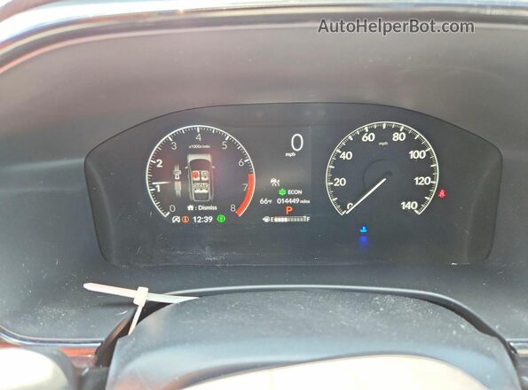5J6RS4H48SL012313 2025 HONDA CR-V White Вид щитка приладів