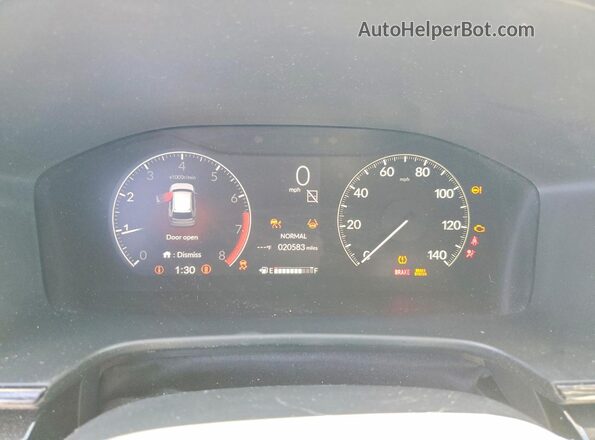 5J6RS4H71RL010018 2024 HONDA CR-V Gray Вид щитка приладів