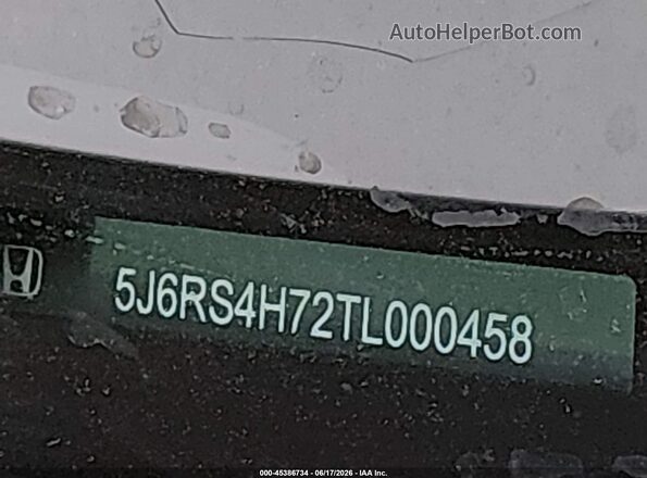 5J6RS4H72TL000458 2026 HONDA CR-V Gray Widok komory silnika