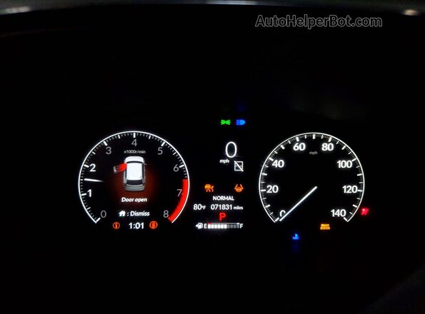 5J6RS4H77PL002163 2023 HONDA CR-V White Սարքավորումների վահանակի տեսք
