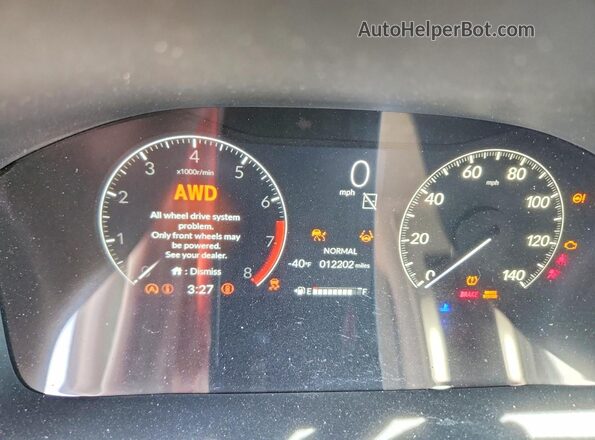 5J6RS4H78SL010796 2025 HONDA CR-V White Vista del cuadro de instrumentos