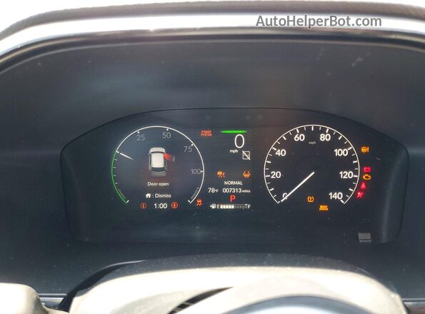 5J6RS5H89SL012653 2025 HONDA CR-V Синий Вид щитка приборов