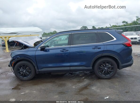 5J6RS6H50RL018542 2024 HONDA CR-V Blue Widok wnętrza z tyłu