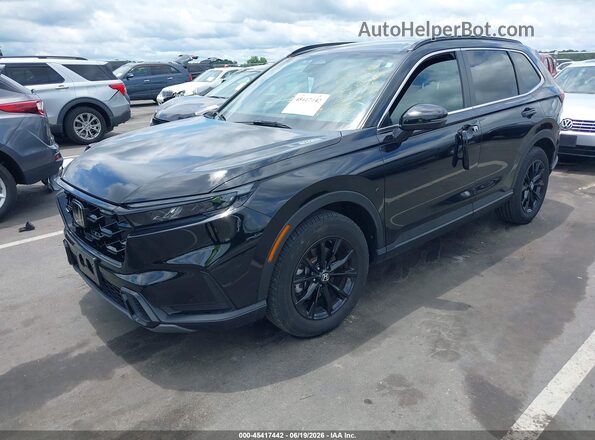 5J6RS6H54RL004675 2024 HONDA CR-V Черный Передняя левая четверть