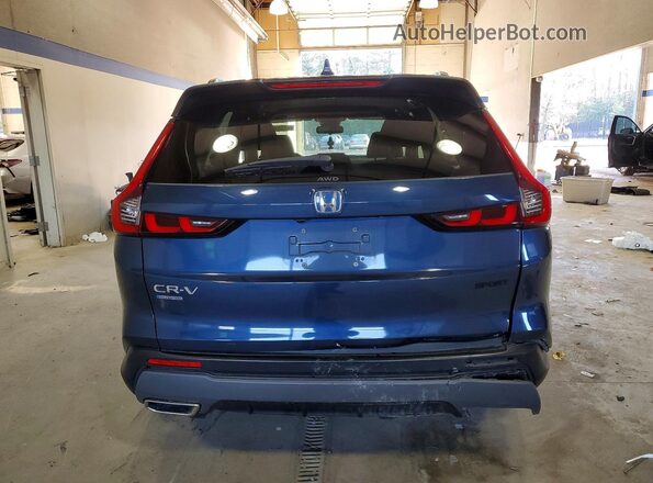5J6RS6H57RL007182 2024 HONDA CR-V Blue Widok z tyłu