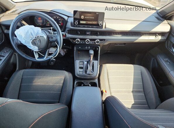 5J6RS6H58PL002117 2023 HONDA CR-V Gray Вид панелі приладів