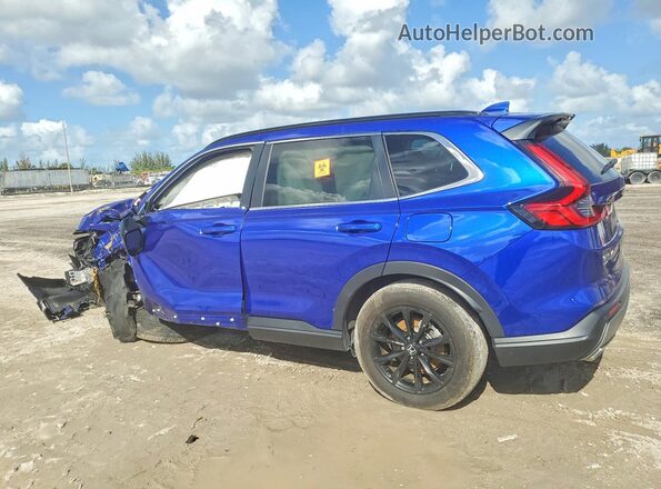 5J6RS6H80SL001014 2025 HONDA CR-V Blue უკანა მარცხენა