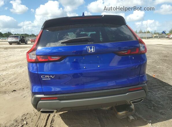 5J6RS6H80SL001014 2025 HONDA CR-V Blue უკანა ხედი