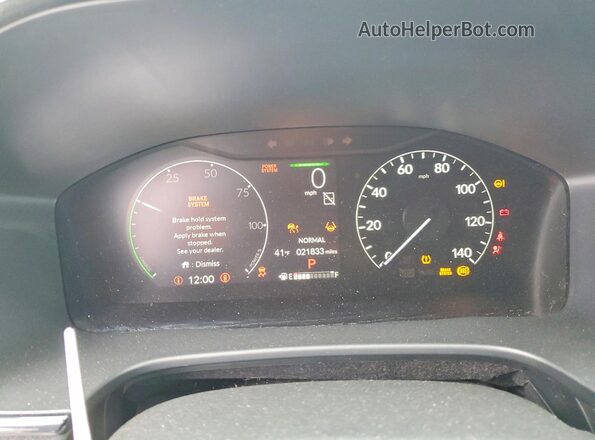 5J6RS6H82SL015111 2025 HONDA CR-V Gray Vista del cuadro de instrumentos