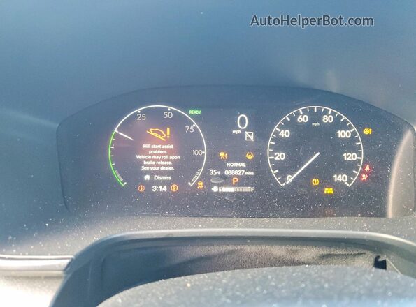 5J6RS6H88SL001097 2025 HONDA CR-V Black Instrument cluster view
