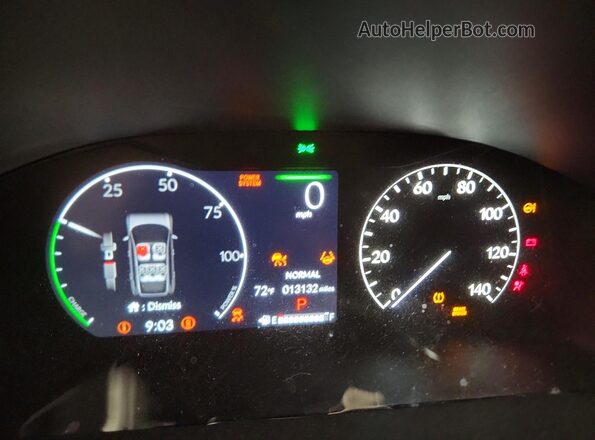 5J6RS6H88SL026419 2025 HONDA CR-V White Вид щитка приладів