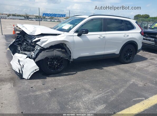5J6RS6H8XRL016677 2024 HONDA CR-V White Առջևի ձախ երեք քառորդ տեսարան