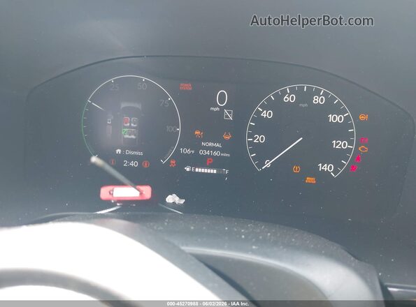 5J6RS6H8XRL016677 2024 HONDA CR-V White Հետևի նստատեղերի տեսք