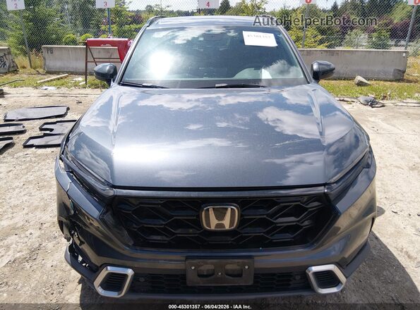 5J6RS6H95PL013918 2023 HONDA CR-V HYBRID Gray Вид щитка приладів