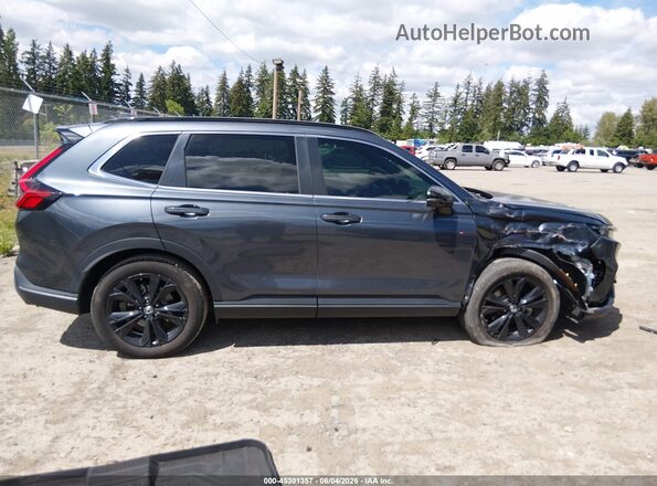5J6RS6H95PL013918 2023 HONDA CR-V HYBRID Gray Вид задньої частини салону
