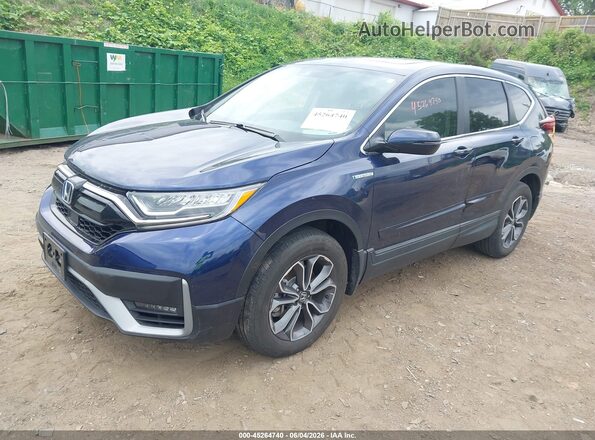 5J6RT6H85NL041994 2022 HONDA CR-V HYBRID Blue Vista tres cuartos delantera izquierda