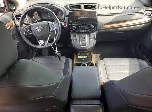 5J6RT6H95NL006283 2022 HONDA CR-V Gray Dashboard view