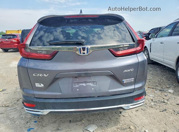 5J6RT6H95NL006283 2022 HONDA CR-V Gray Rear view