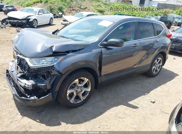5J6RW1H50KA028514 2019 HONDA CR-V Gray Առջևի ձախ երեք քառորդ տեսարան